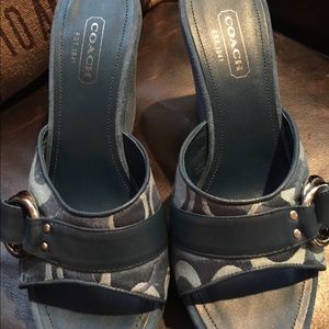 Coach Wedge Sandals Size 8